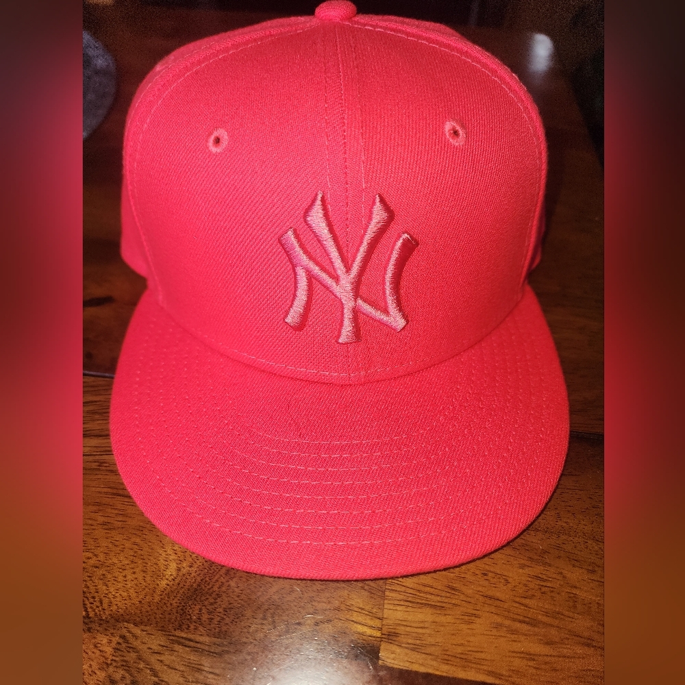 Red NY Logo Cap